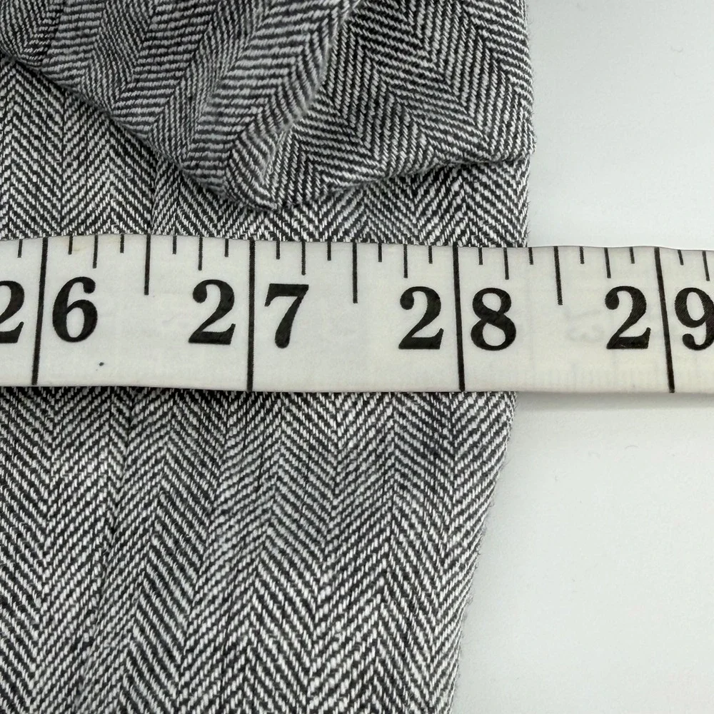 Stafford Sport Coat Mens 54 Long Grey Herringbone Linen Cotton Blazer Big & Tall
